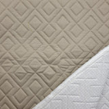 Pre-Quilted Half Yard Panel for Bag Making- Smoky Beige
