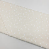 Ruby Star Society Starry New White on Natural Fabric