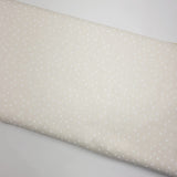 Ruby Star Society Starry New Mini White on Natural Fabric