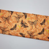 Libs Elliott Phantasm Mystic Moths Flame Orange Fabric