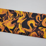 Libs Elliott Phantasm Enchantment Flame Orange Fabric24" REMNANT