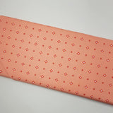 Lizzy House Tiny Christmas Stars Carnation Pink Fabric