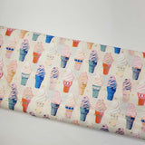 Ruby Star Society Best Day Ever Ice Cream Natural Fabric