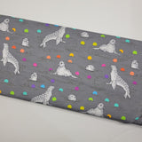 Tula Pink Graywork Seal the Deal Shadow Fabric