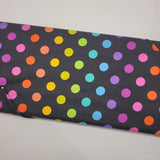Tula Pink Graywork True Colors Disco Poms Carbon Charcoal Fabric 21" REMNANT