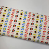 Ruby Star Society Catnap Canvas Daisy Stripe Natural Fabric