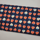 Ruby Star Society Strawberry Navy Blue Fabric