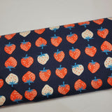 Ruby Star Society Strawberry Canvas Navy Fabric