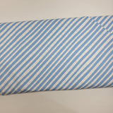 Funny Valentine Stripes Sky Blue Fabric by Lizzy House