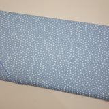 Funny Valentine Tiny Hearts Sky Blue Fabric by Lizzy House