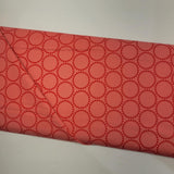 Funny Valentine Pearl Bracelet Coral Fabric by Lizzy House