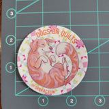 Dogs on Quilts Sticker