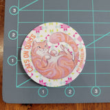 Cats on Quilts Sticker