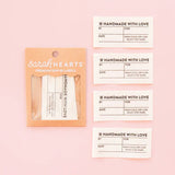 Simple Handmade Write-In Organic Cotton Labels