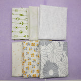 Low Volume Fabric Fat Quarter Bundle 6 Prints