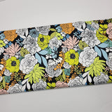 Alli K Design True to Hue Hidden Florals Black Fabric