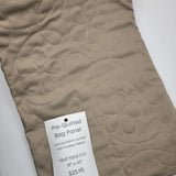 Pre-Quilted Half Yard Panel for Bag Making - Beige Canvas