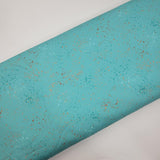 Speckled Turquoise Wide Back 108" by HALF YARD