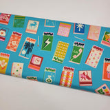 Ruby Star Society Trinketry Matchbooks Turquoise Blue Fabric