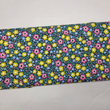 KP Creates Ghostly Garden Floral Fright Teal Fabric