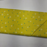 KP Creates Ghostly Garden Stardust Green Fabric
