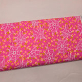KP Creates Ghostly Garden Web and Bloom Pink Fabric