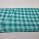 KP Creates Ghostly Garden Bitty Gingham Aqua Fabric