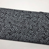 KP Creates Ghostly Garden Floral Fright Black Fabric