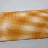 KP Creates Ghostly Garden Bitty Gingham Orange Fabric