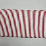 Riley Blake Patriotic Basics Ticking Stripe Red Fabric
