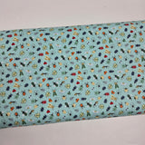 Shawn Wallace Happy Haven Bug Life Aqua Fabric