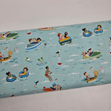 Shawn Wallace Happy Haven The Good Life Aqua Fabric