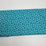 Scenery Sedum Dark Teal Fabric By Elizabeth Hartman