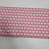 Merry Happy Hexie Lipstick Pink Fabric by Ruby Star Society