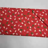 Merry Happy Gummies Lollipop Red Fabric by Ruby Star Society