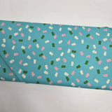 Merry Happy Gummies Iceberg Aqua Fabric by Ruby Star Society