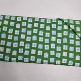 Merry Happy Secret Santa Verdant Green Fabric by Ruby Star Society