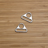 Triangle Ring 1" Nickel Set of 2