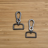 Swivel Clip in Gunmetal 1" Set of 2