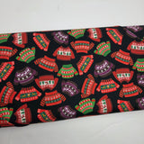 Christmas Pets Holly Sweaters Spruce Fabric by Mia Charro