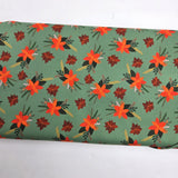 Christmas Pets Christmas Hope Sage Fabric by Mia Charro
