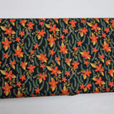 Christmas Pets Christmas Poinsettias Spruce Fabric by Mia Charro