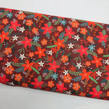 Christmas Pets Christmas Foliage Berry Fabric by Mia Charro