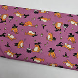 Freaky Familiars Frogmiliars Heliotrope Fabric by Ruby Star Society 14" REMNANT