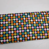 Bits and Bobs Buttons Black Fabric by Sarah Hearts