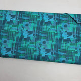Punc*t Whisper Sardi Blue Fabric by E Bond