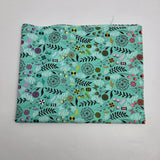 Prince Charming Deja Vu Dandelion Mint Fabric by Tula Pink 5" REMNANT