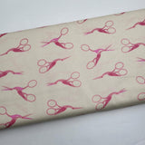1-800-Notion Stork Scissors Shell Fabric by Ruby Star Society