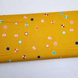 1-800-Notion Buttons Goldenrod Fabric by Ruby Star Society