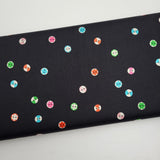 1-800-Notion Buttons Soft Black Fabric by Ruby Star Society